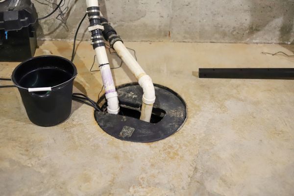 Basement Drainage Installation in Pottstown