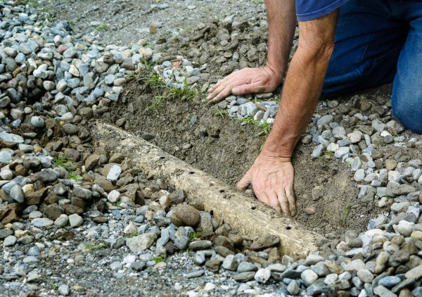 French Ditch Installation in Pottstown